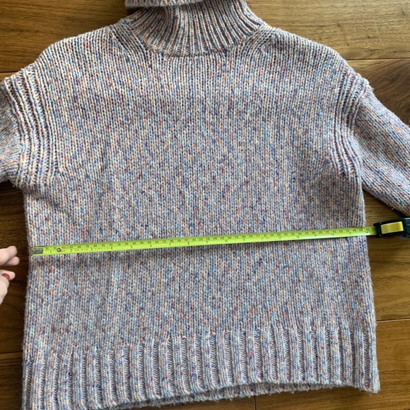 JCREW MULTI COLOR WOOL BLEND TURTLENECK - Picture 4 of 9
